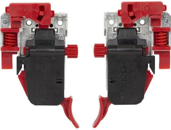 One Pair – 4-Way Adjustable Undermount Release Clips for USE-Series Drawer Slides – Heavy-Duty Zinc Base, Left & Right