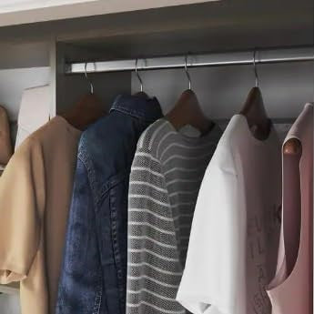 10-Case ProPack: 98-7/16" Oval Closet Rods - Heavy-Duty Polished Chrome Steel for Commercial/Residential Use