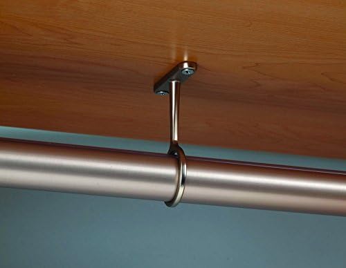 TAG Hardware Suspended Center Closet Rod Support Bracket for Standard 1-5/16" Diameter Closet Rods, Steel