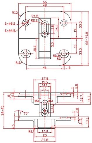 Heavy Duty 22877000 Series Full Inset Adjustable Concealed Pie-Cut Corner Euro Hinge with 160 Degree Opening Angle