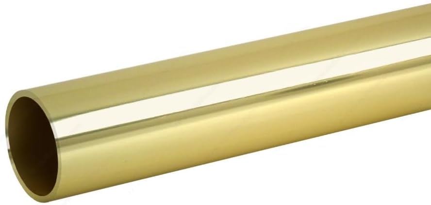 8 Feet Long 1-5/16" Diameter Hanging Rods Round Wardrobe Closet Tubing Rod Application Clothes Hanging - 96 Inch Length
