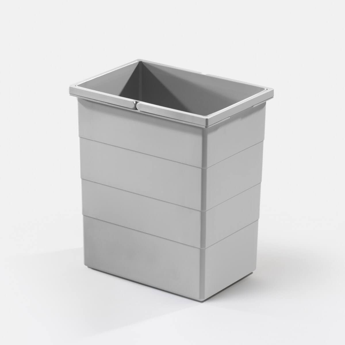 Hailo Double Waste Bin Tandem 40 Liters Pullout Under The Sink Space-Saver Waste Sorter Trash System with Dust Pan and Brush Made in Germany