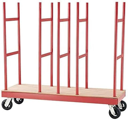 2000 Lbs. Capacity Heavy Duty Steel Construction Material Handling Lateral Cart