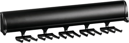 TAG Hardware Designer 15-Hook Tie Rack Closet Organizer with 11.75 Inch Extension