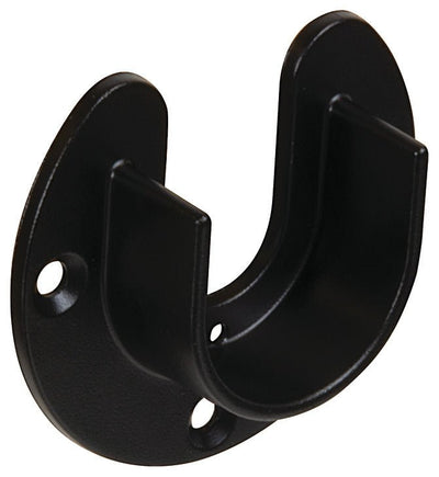 5 - Case Pack – 92" Heavy - Duty Round Closet Wardrobe Steel Rods for Clothes Hanging | 1 - 5/16" Diameter | Matte Black Finish - KI Home