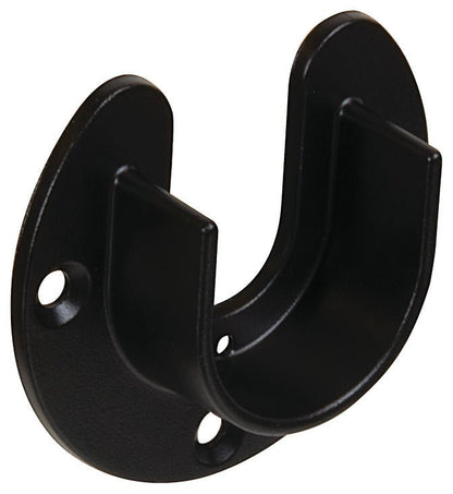 5 - Case Pack – 92" Heavy - Duty Round Closet Wardrobe Steel Rods for Clothes Hanging | 1 - 5/16" Diameter | Matte Black Finish - KI Home