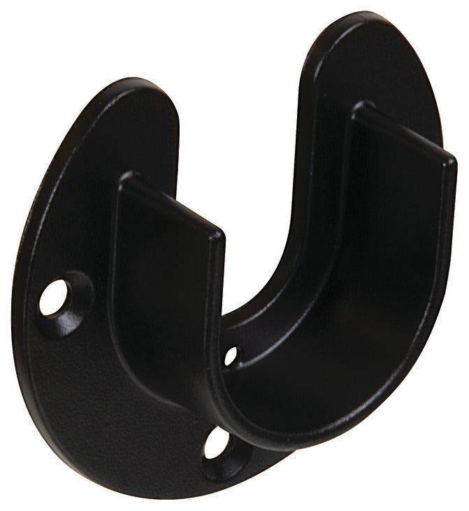 5 - Case Pack – 92" Heavy - Duty Round Closet Wardrobe Steel Rods for Clothes Hanging | 1 - 5/16" Diameter | Matte Black Finish - KI Home