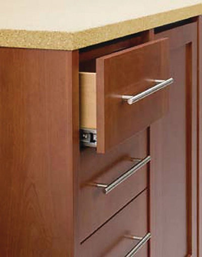 5 - Case ProPack Häfele Matrix BB A45 Full Extension Side - Mounted Steel Ball Bearing Drawer Slide Runners with Rear Brackets - KI Home