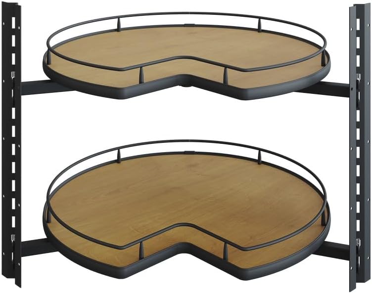Vauth-Sagel VS COR® Wheel Pro Scalea Kidney 2-Shelf Independently Rotating Lazy Susan