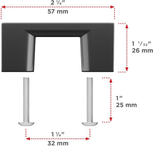 Richelieu Hardware 8160 Modern Armadale Collection Cabinet Bar Pull – Multiple Sizes & Finishes – Matching Appliance Pull Available