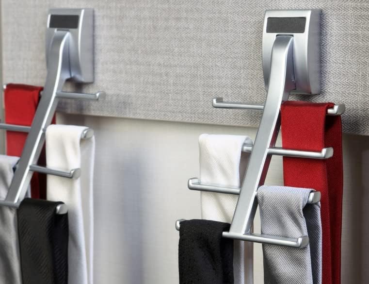 TAG Hardware Premium Space Saving 8-Tie Hook Rack Cleat Mount Organizer