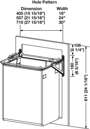 TAG Hardware Premium Tilt-Out Hamper – Stylish, Space-Saving & Convenient