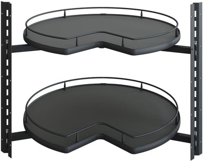 Vauth-Sagel VS COR® Wheel Pro Scalea Kidney 2-Shelf Independently Rotating Lazy Susan