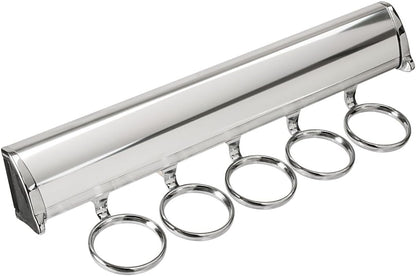 TAG Hardware Premium 5-Ring Full Extension Pullout Closet Wardrobe Scarf Rack