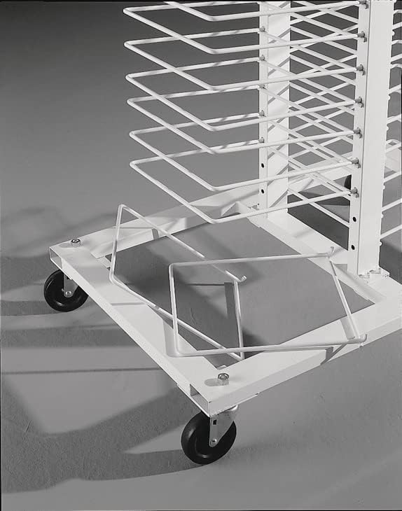 Removable Replacement White Metal Shelves for Heavy Duty Material Handling Panel Drying Rack