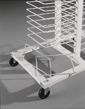 Removable Replacement White Metal Shelves for Heavy Duty Material Handling Panel Drying Rack