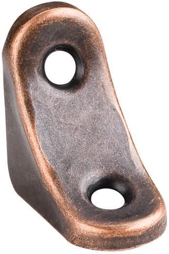 20 Pack Church Pew Corner Brackets - Antique Copper Finish, Steel Construction, Ideal for Benches, Stools, Shelves, and More