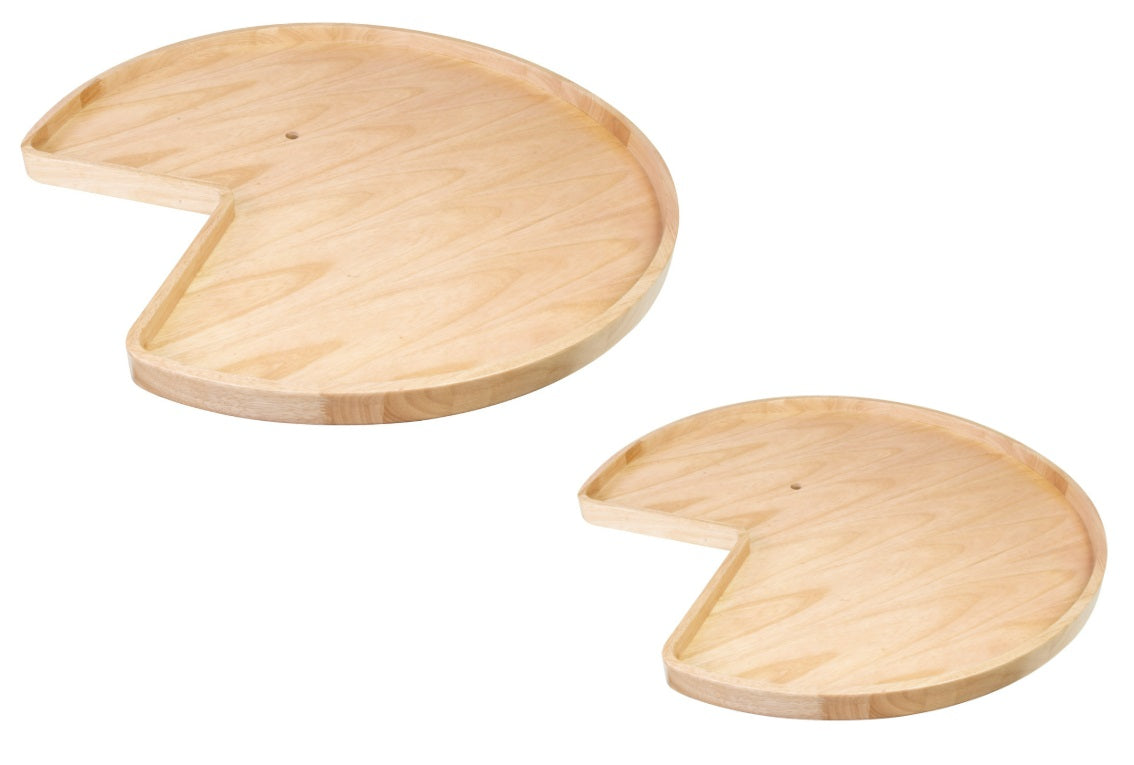 Hafele 2-Pack Kidney Shaped Super Lazy Susan Shelf-Mounted for Corner Cabinets