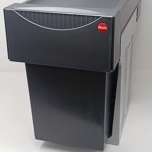 Hailo Tandem 30 Liters Pullout Bottom Mount Double Bin Trash System with Over Travel Slides Made in Germany
