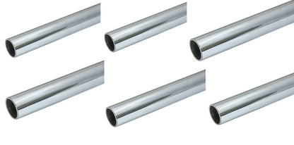 6 - Case Pack 8 Ft (96") Round Wardrobe Closet Rods - KI Home