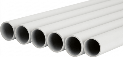 6 - Case ProPack 8 Ft (96") Round 1 - 5/16" Diameter Wardrobe Closet Rods - KI Home