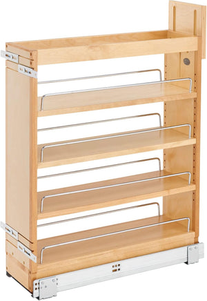 Rev-A-Shelf Pull Out Storage Organizer for Base Kitchen/Bathroom Cabinets with Full Extension Soft Close Slides