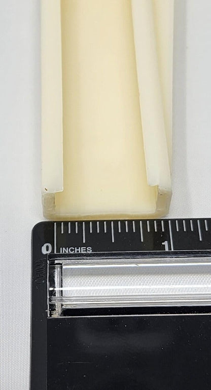 One Pair HR9000RL Rear Drawer Track Socket Mounting Back Plates Brackets, Plastic, White - Sold in Pair (Left and Right)