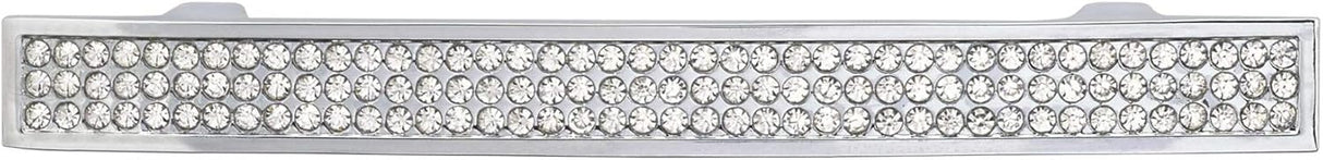 Richelieu Hardware Vence Collection Modern Metal and Crystal Modern Cabinet and Drawer Pull Handle for Kitchen, Bathroom, and Furniture