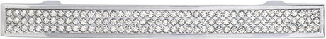 Richelieu Hardware Vence Collection Modern Metal and Crystal Modern Cabinet and Drawer Pull Handle for Kitchen, Bathroom, and Furniture