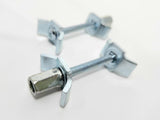 2 Pack Joint Fasteners Adjustable Recessed Work Surface Countertop Bolts 2 9/16" Length Steel