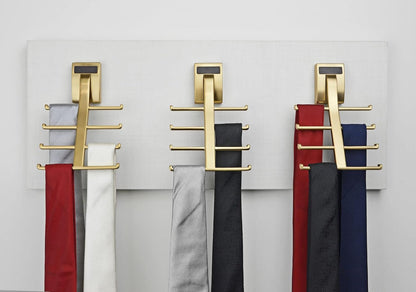 TAG Hardware Premium Space Saving 8-Tie Hook Rack Cleat Mount Organizer