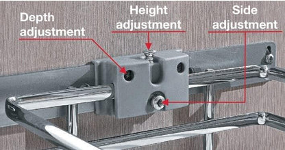 Hafele Double Pullout Trash System with Soft Close and Door Mounting Brackets