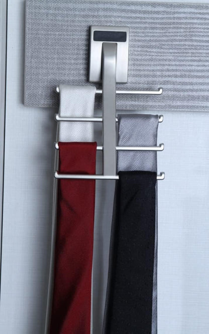 TAG Hardware Premium Space Saving 8-Tie Hook Rack Cleat Mount Organizer