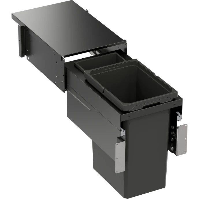 Vauth-Sagel ENVI® Space XX Top Mounted Over Extension Pullout Soft-Close Waste Bin System