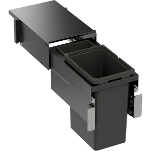 Vauth-Sagel ENVI® Space XX Top Mounted Over Extension Pullout Soft-Close Waste Bin System