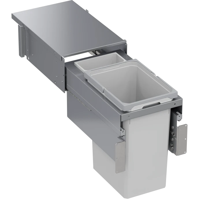 Vauth-Sagel ENVI® Space XX Top Mounted Over Extension Pullout Soft-Close Waste Bin System