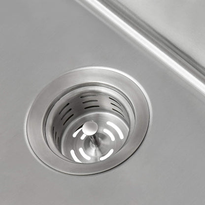 Ruvati Extended Garbage Disposal Flange with Deep Basket Strainer for Kitchen Sinks – Stainless Steel – RVA1049ST