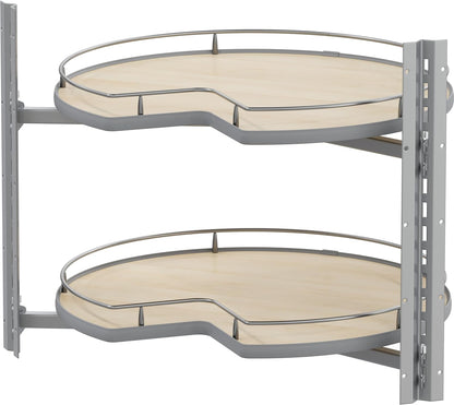 Vauth-Sagel VS COR® Wheel Pro Scalea Kidney 2-Shelf Independently Rotating Lazy Susan