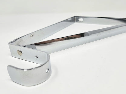 One Premium Heavy-Duty Wall Closet Shelf and Rod Bracket Support for up to 1-1/2" Diameter Round Wardrobe Rods