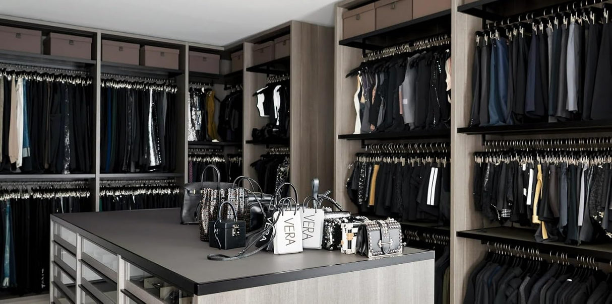 Custom Cut Welded Steel Oval Wardrobe Closet Rod with End Supports Up to 94 Inches Length – Heavy-Duty Construction