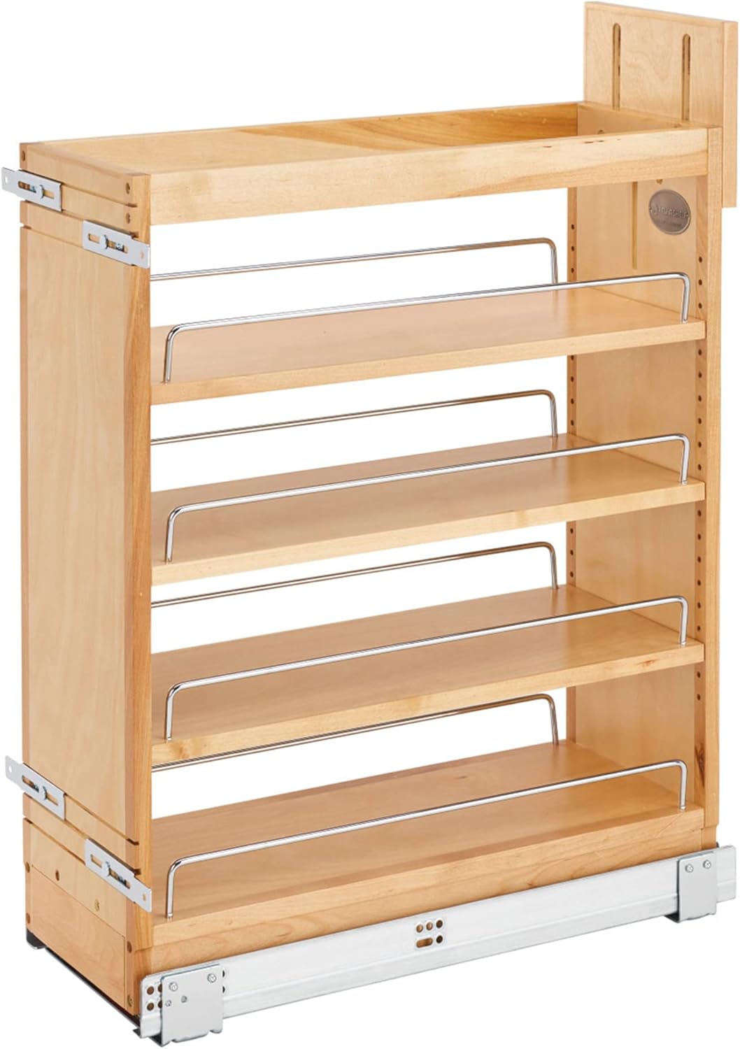 Rev-A-Shelf Pull Out Storage Organizer for Base Kitchen/Bathroom Cabinets with Full Extension Soft Close Slides