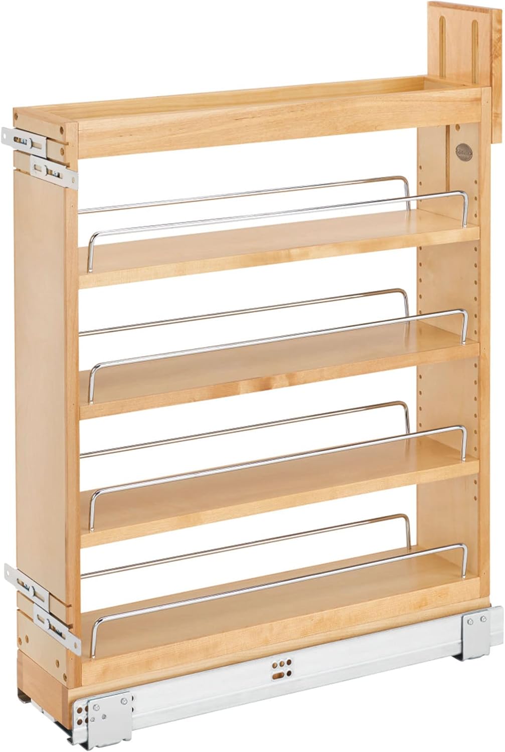 Rev-A-Shelf Pull Out Storage Organizer for Base Kitchen/Bathroom Cabinets with Full Extension Soft Close Slides