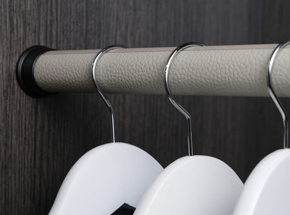 TAG Hardware Elite Faux Leather Wrapped Wardrobe Closet Pole