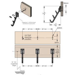 TAG Hardware Elite Waterfall Hook