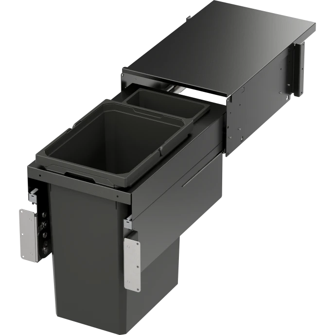 Vauth-Sagel ENVI® Space XX Top Mounted Over Extension Pullout Soft-Close Waste Bin System