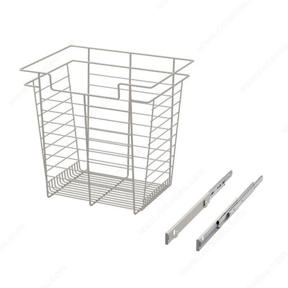 Richelieu Designer Closet Laundry Full Extension Pull-Out Steel Wire Basket