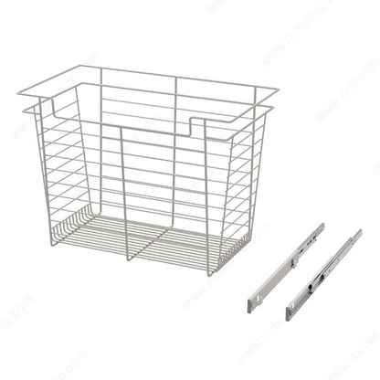 Richelieu Designer Closet Laundry Full Extension Pull-Out Steel Wire Basket