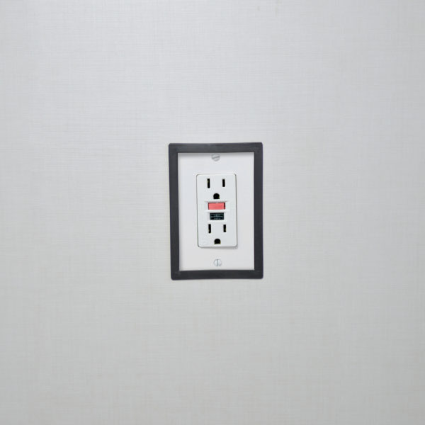 TAG Hardware Single Outlet Grommet Wall Switch Outlet for Wall Access Needs