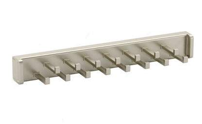 Richelieu 17-Hooks Designer Wardrobe Reversible Closet Tie Rack with 12 Inch Pullout Extension