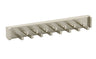 Richelieu 17-Hooks Designer Wardrobe Reversible Closet Tie Rack with 12 Inch Pullout Extension